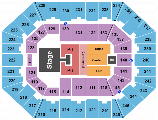 Charleston Coliseum & Convention Center Hardy Seating Chart